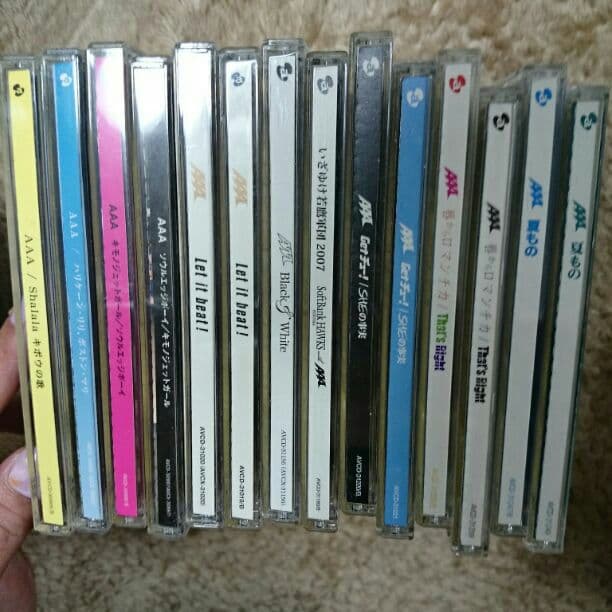 即購入不可 AAA CD 初期～  全てトレカなし