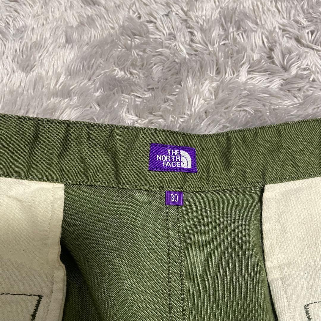 新品タグ付ノースフェイス パープルレーベル　チノパン ワイドジッパーフライ 30