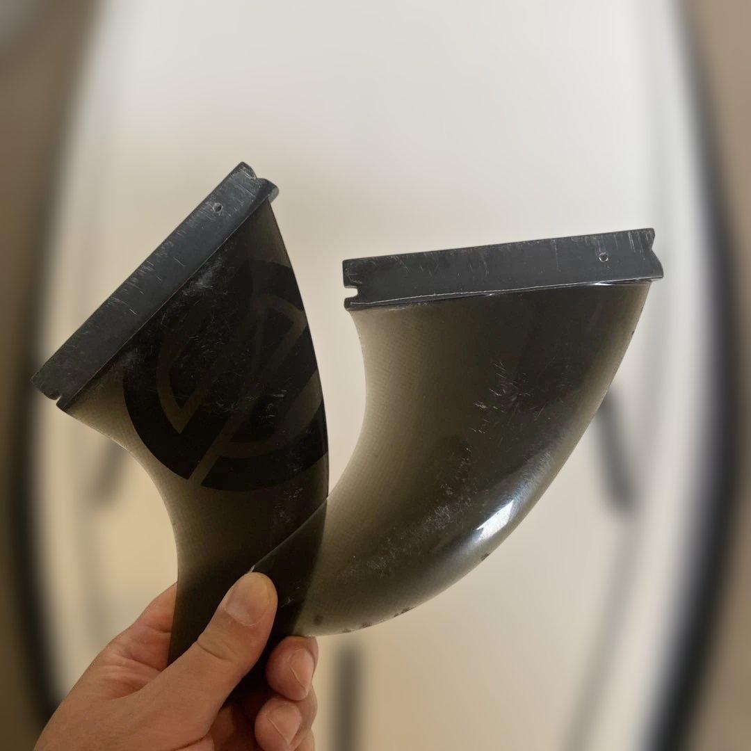 サンタクルーズサーフボード（パンプキン5.8 ）フィン&ボードケース付き