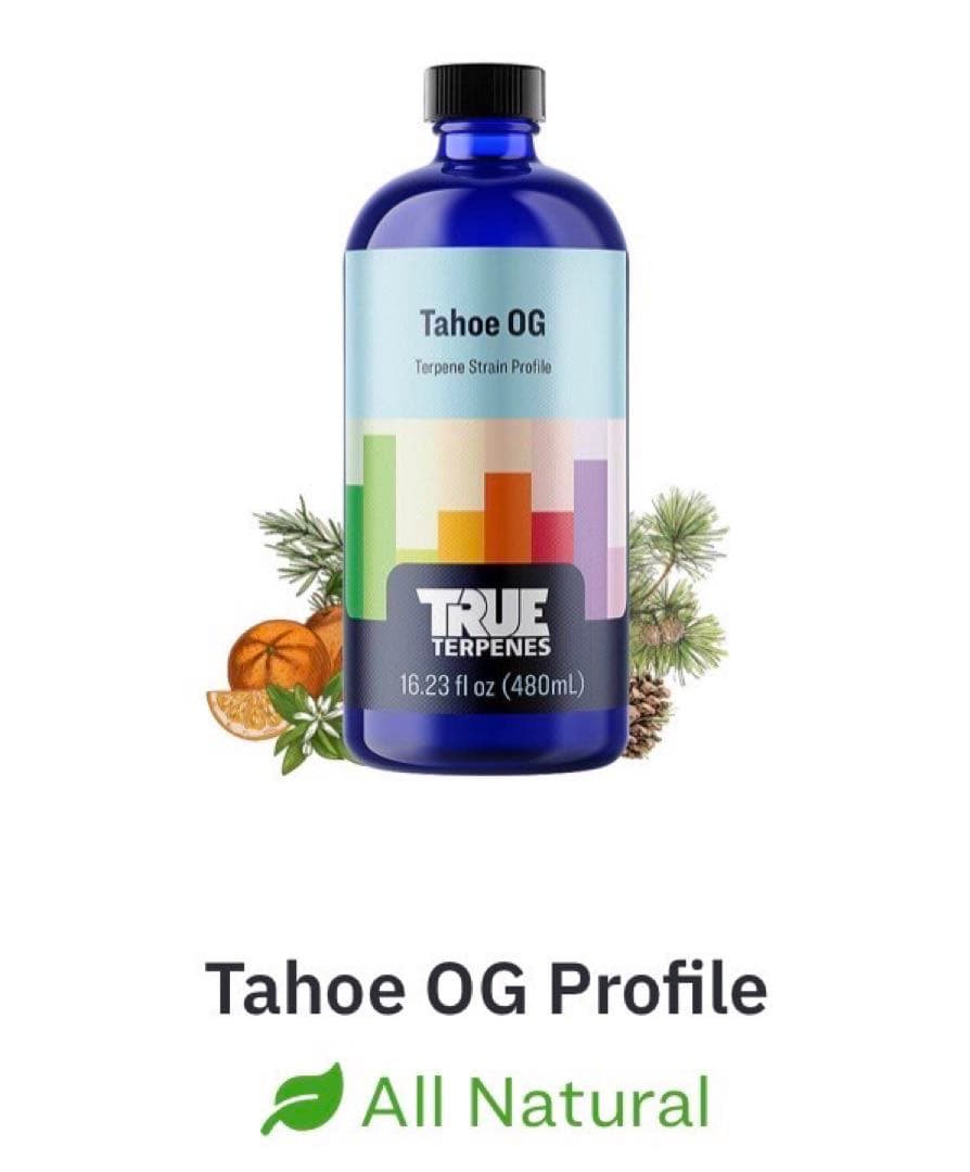 TRUE テルペン 香料 CBD CBN CBG 10ml タホオージー