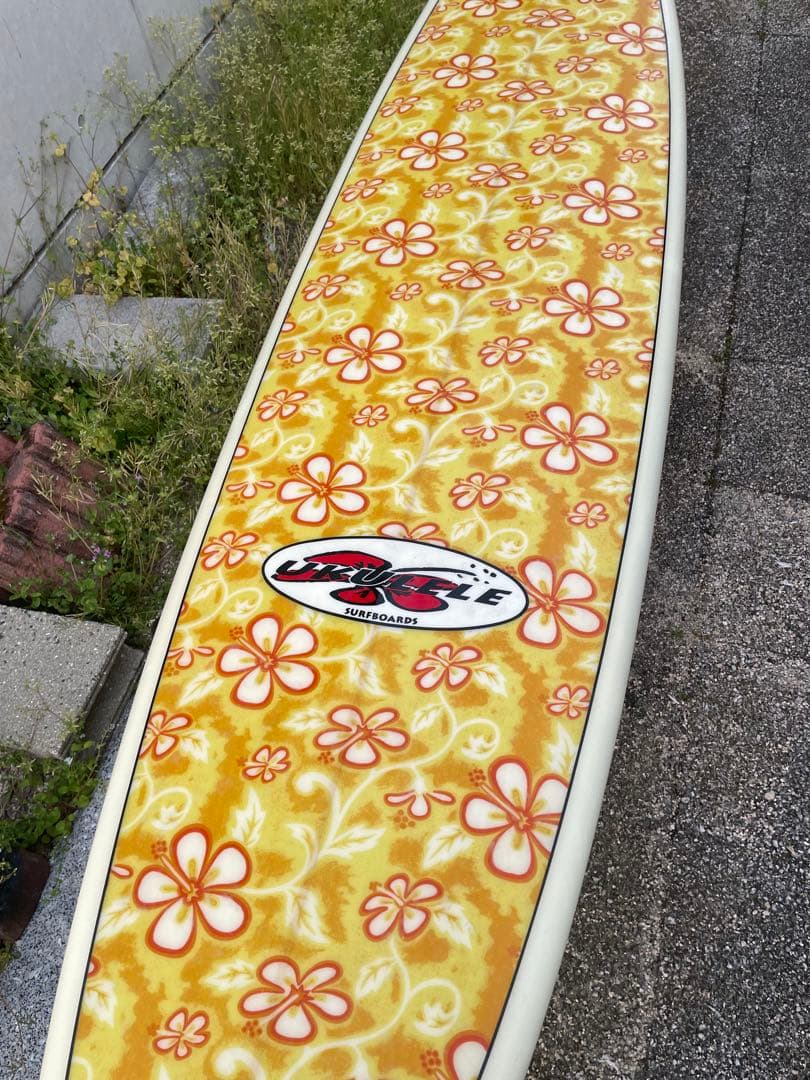 サーフボード セミロング　ファンボード　美品　フィン付き　サーフィン