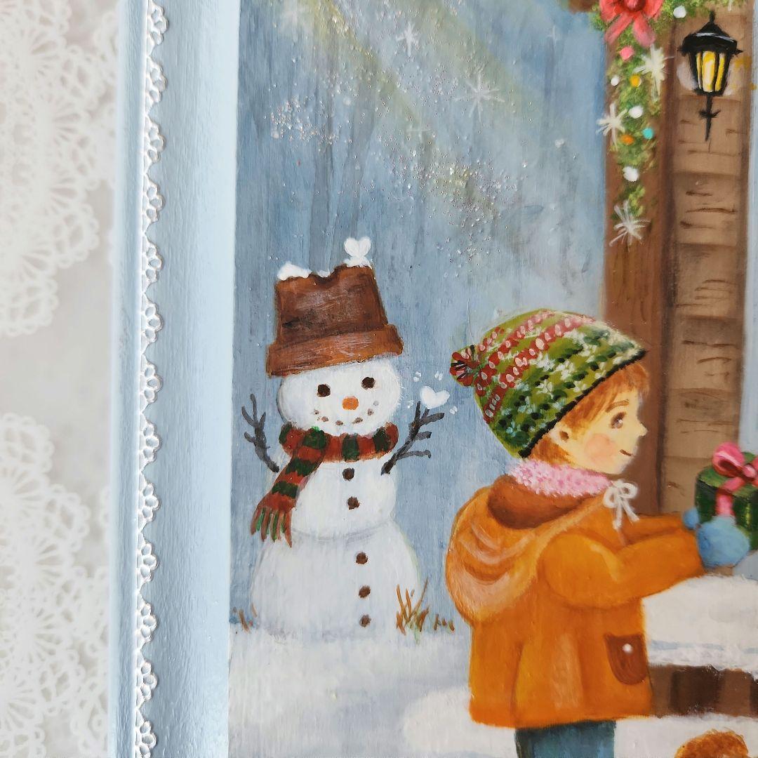 G*A様 トールペイント作品　楽しいクリスマス