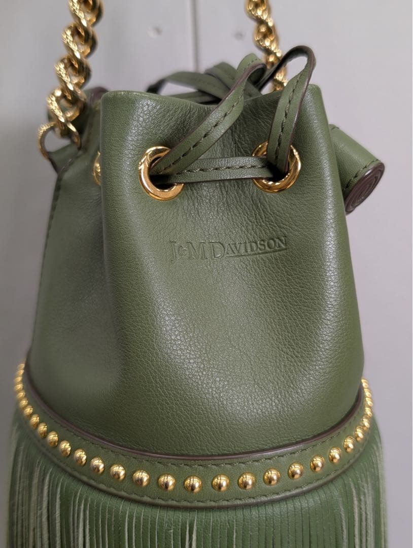 限定色♡J&M DAVIDSON フリンジカーニバル ミニ オリーブ