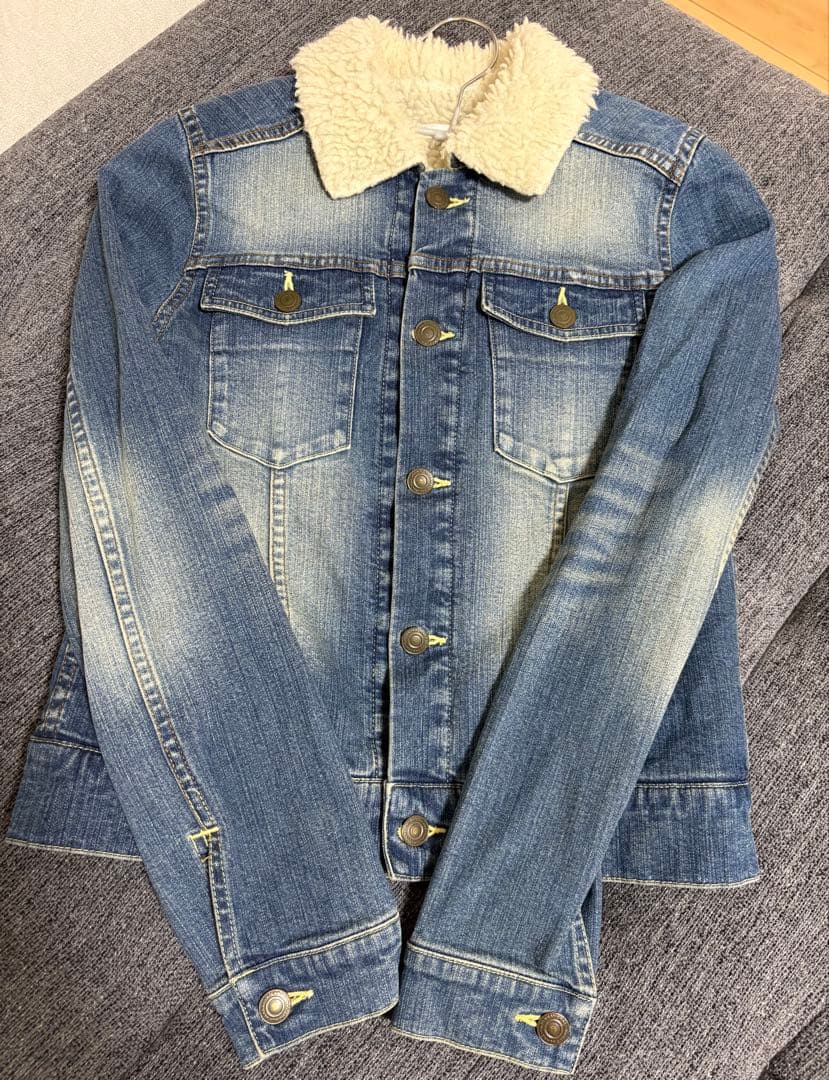 Nina mew × Hello Kitty デニムジャケット ボア付