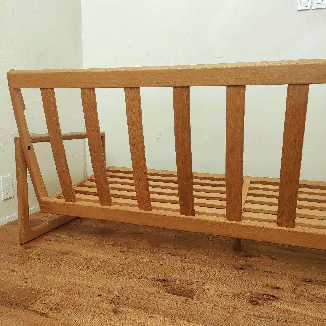 北欧 日進木工 geppo ゲッポ ソファ オーク材 ナラ材 木製ソファー