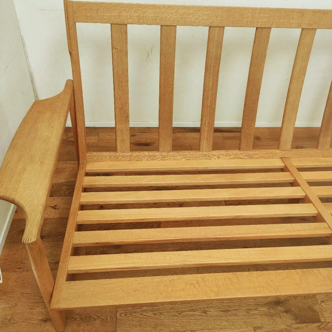 北欧 日進木工 geppo ゲッポ ソファ オーク材 ナラ材 木製ソファー