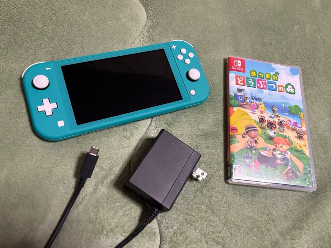 Nintendo Switch Lite ターコイズ 本体 充電器・ソフト付き