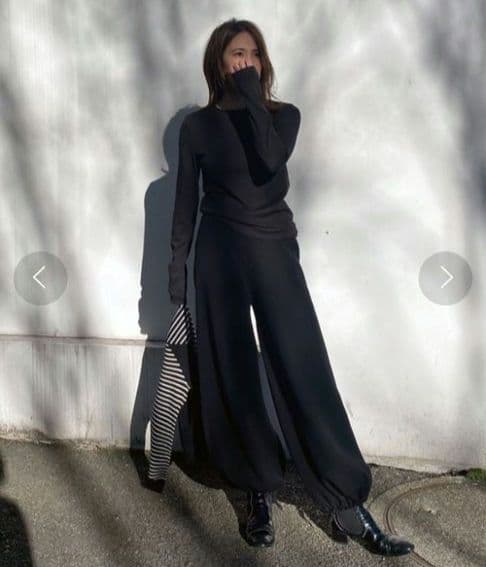 【✨新品タグ付き✨】ETRE TOKYO◎2wayシルエットニットパンツ