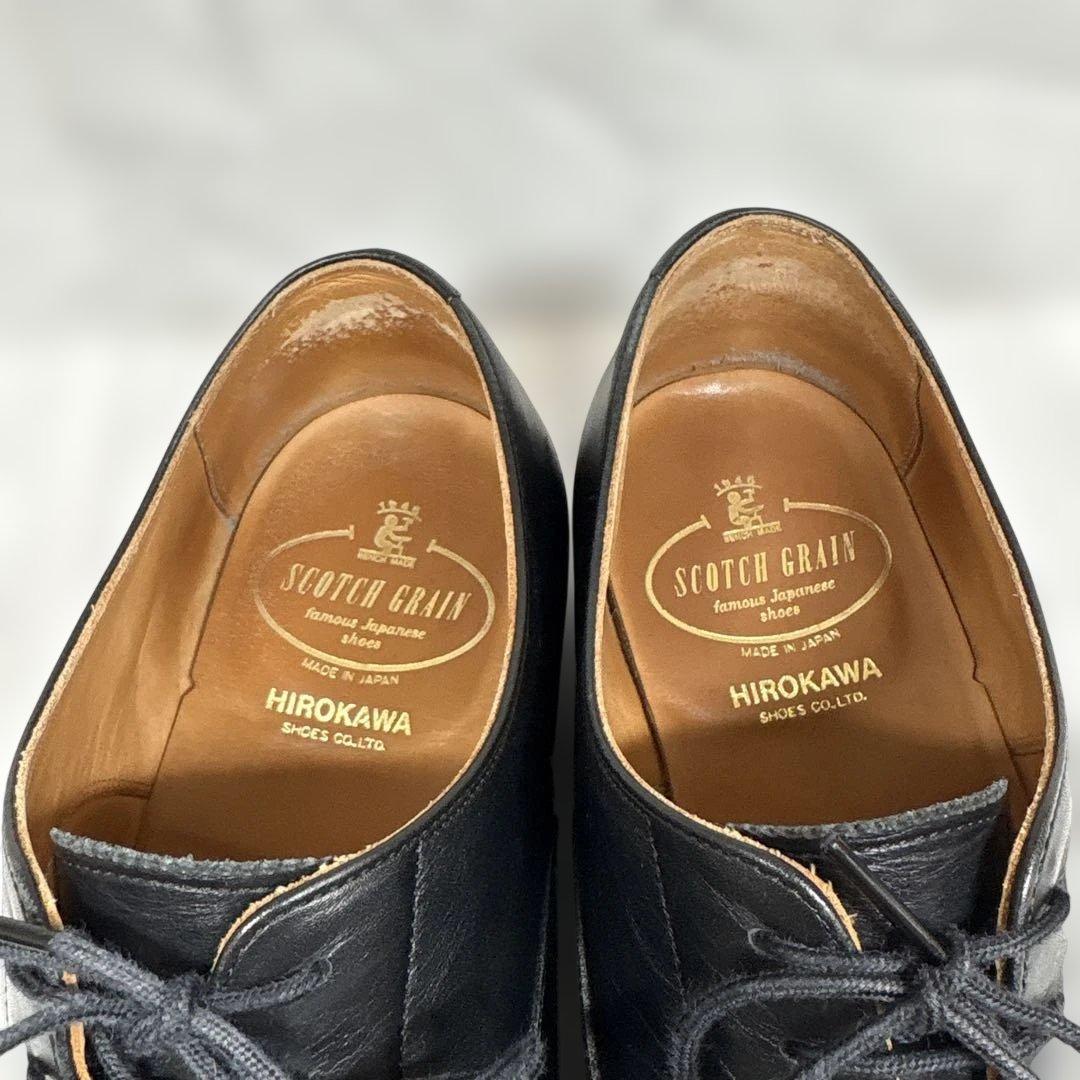 スコッチグレイン 26.5cm 4226 ストレートチップ ブラック