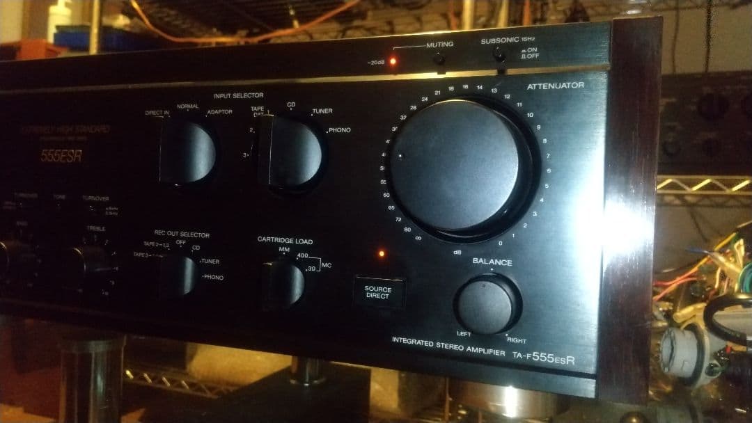 SONY TA-F555ESR ESシリーズ ステレオアンプ メンテナンス済み