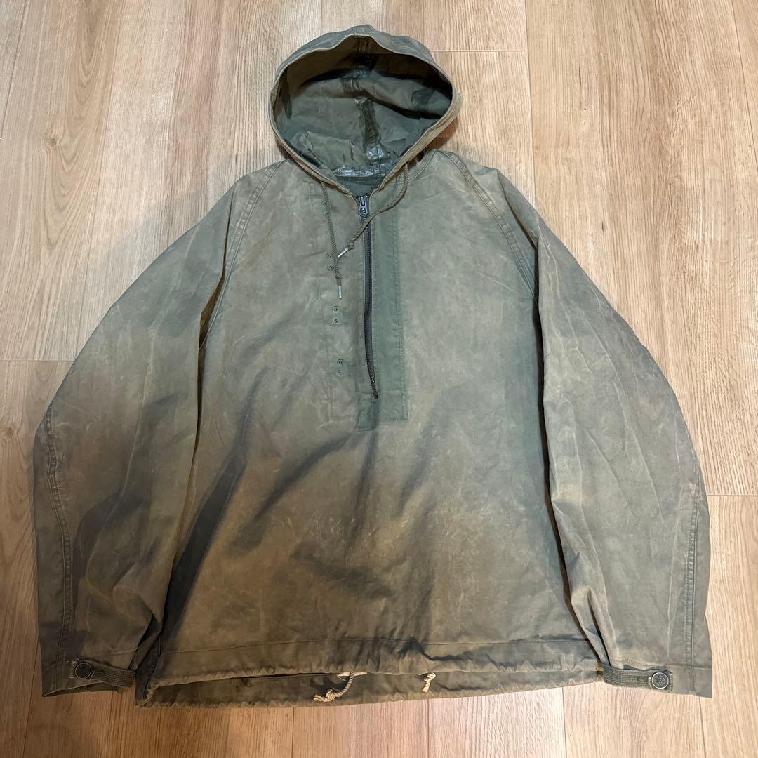 助*詞様 usn n-2 40s レインパーカー navy デッキパーカー