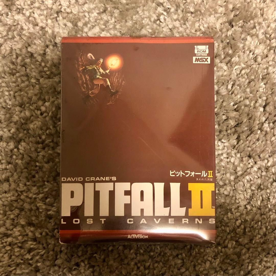 【未開封】ピットフォールⅡ 失われた洞窟 MSX 専用カートリッジ