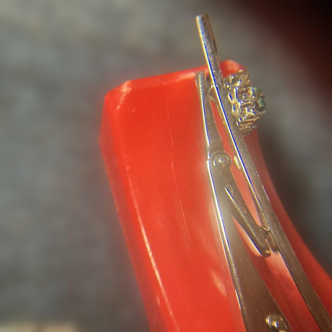 ( ´ ▽ ` )ノpm(プラチナ)刻印なんだけど… たぶんプラチナ張のタイピン