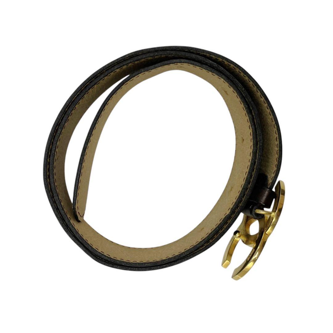 ⭐️良品⭐️ シャネル ベルト 65 ココマーク ブラック ヴィンテージ