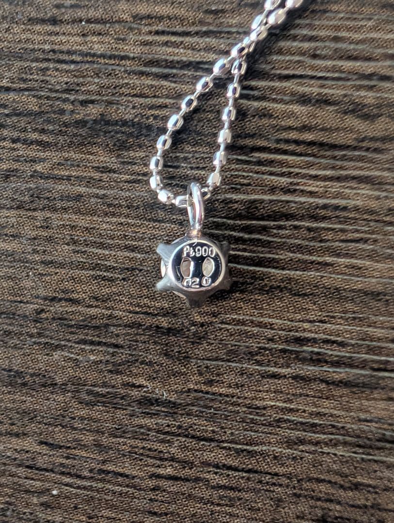 プラチナ ダイヤモンド ネックレス Pt900/Pt850 一粒ダイヤ