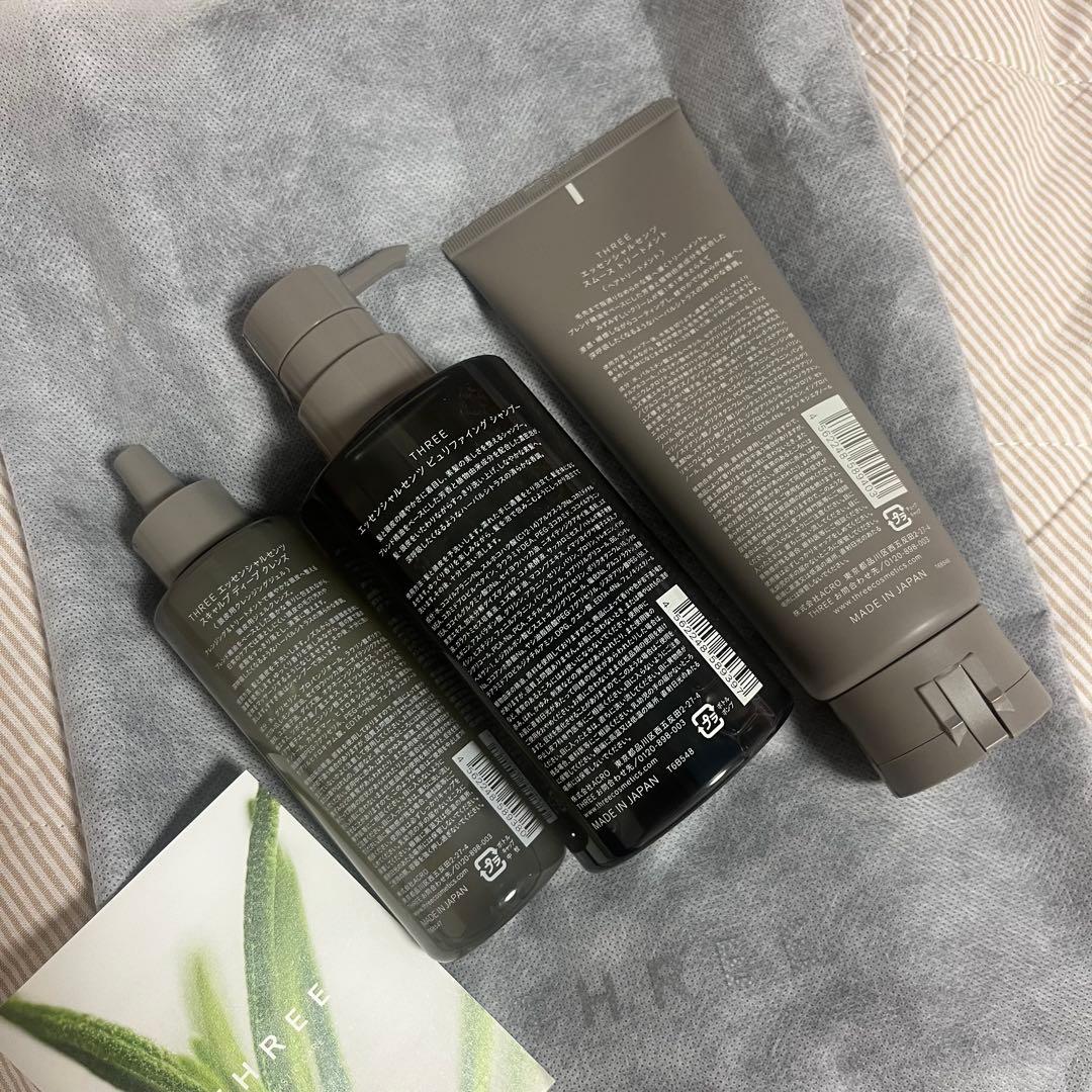 THREE 3点セット シャンプー トリートメント スキャンプクレンズ