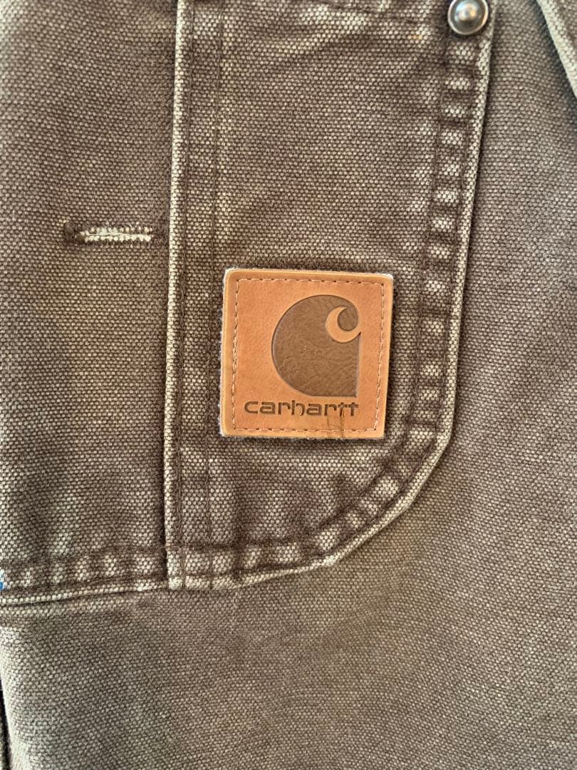 Carhartt ブラウンオーバーオール