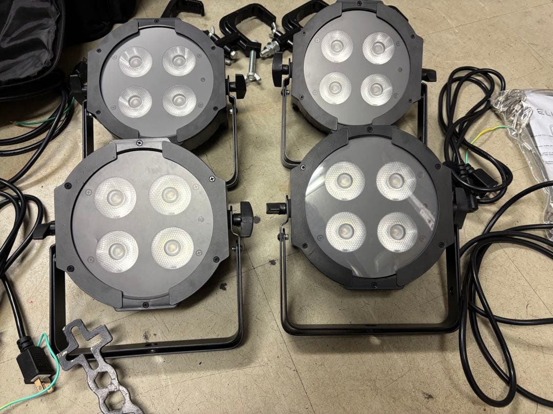 DJ機材 ELIMINATOR Mega Flat Hex L PAK4