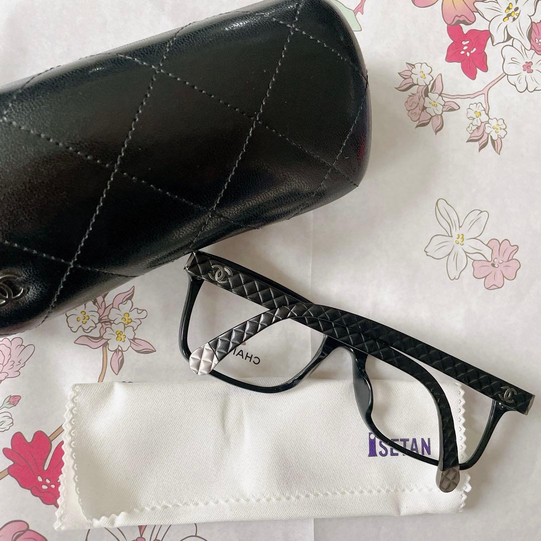 シャネル 伊達メガネ ★未使用に近い★