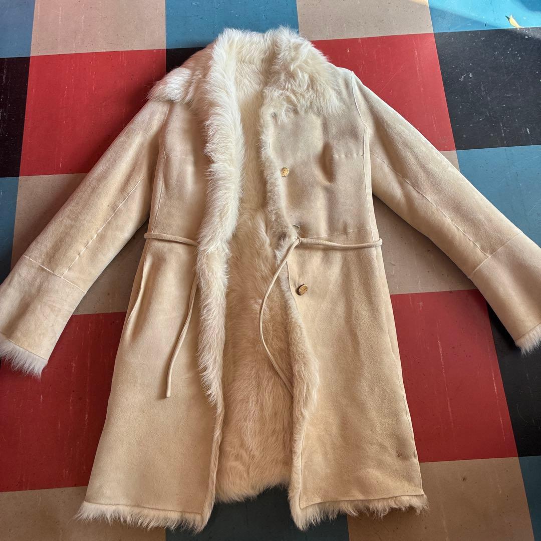 EPoca Milano 羊革 毛皮コート 40