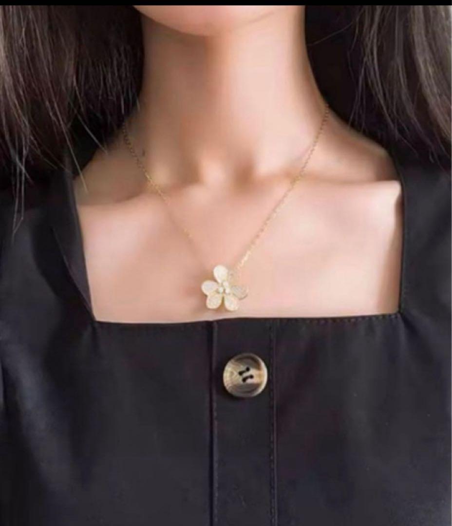 ✨ハイクオリティ✨ダイヤモンド　ゴールド　ネックレス　ラージサイズ　モアサナイト