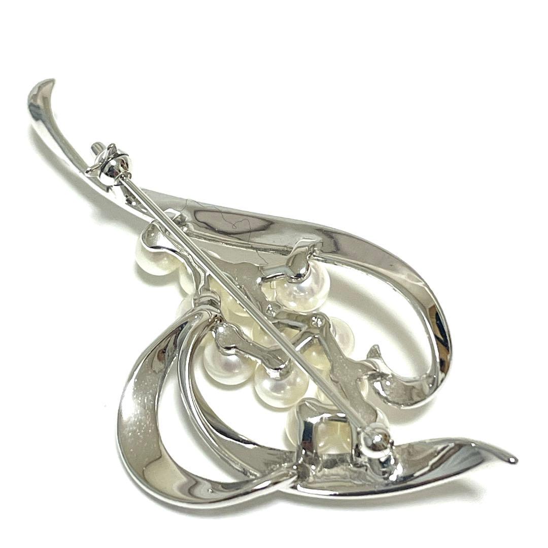 希少 皇室御用達 MIKIMOTO ミキモト アコヤ真珠 パール ブローチ