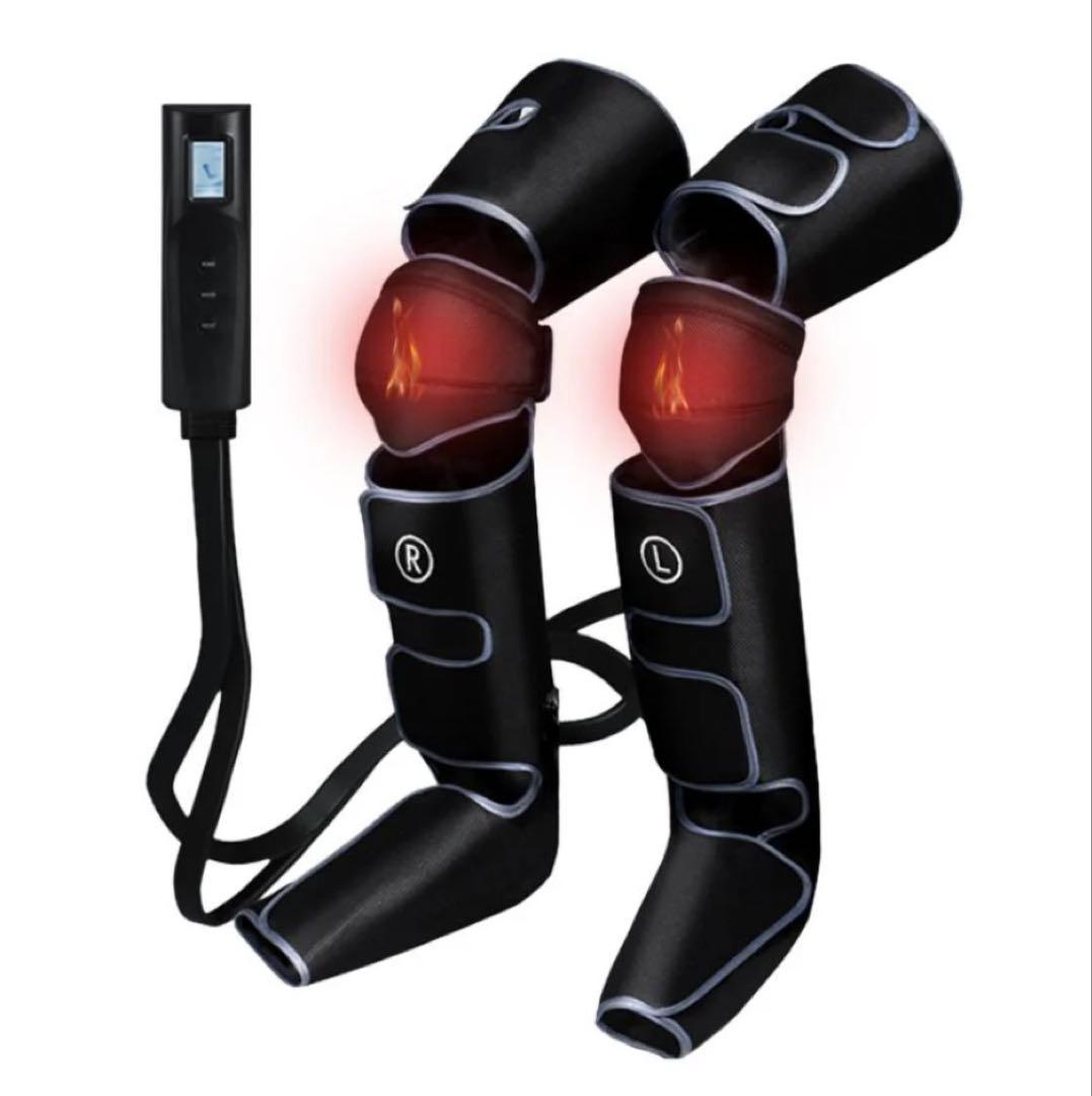 フットケア 多機能 足 圧迫 膝 脚 加圧 温熱 レッグマッサージャ ふくらはぎ