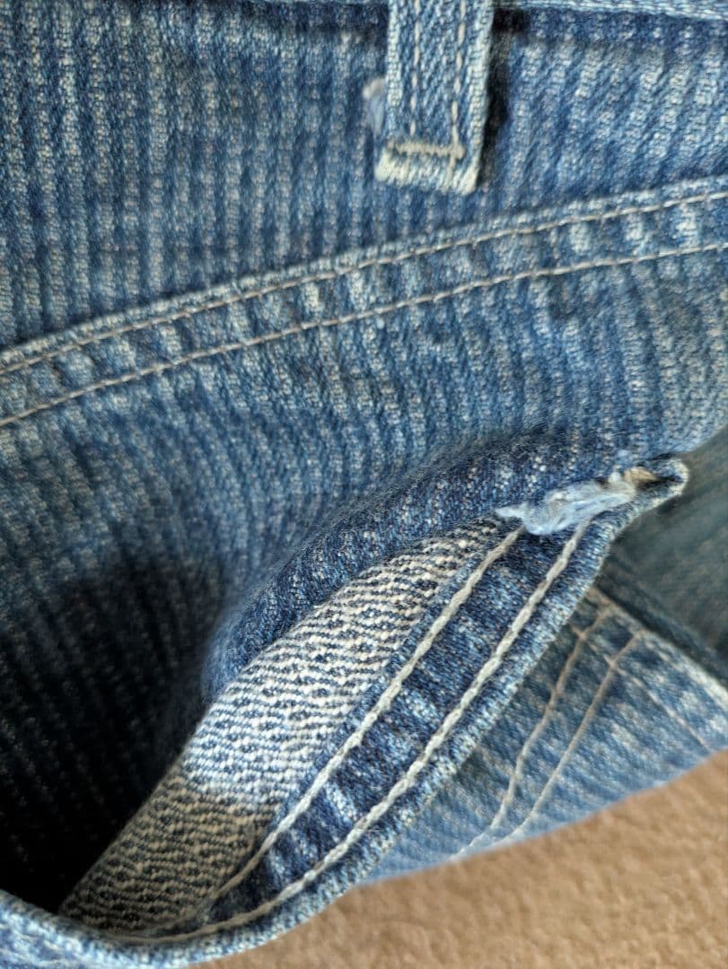 希少 Levi's505 ストライプ USA製 リーバイス ビンテージデニム