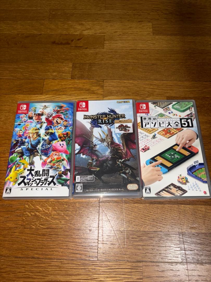 S*i様 Nintendo Switch 本体 ゲームソフト3セット付き