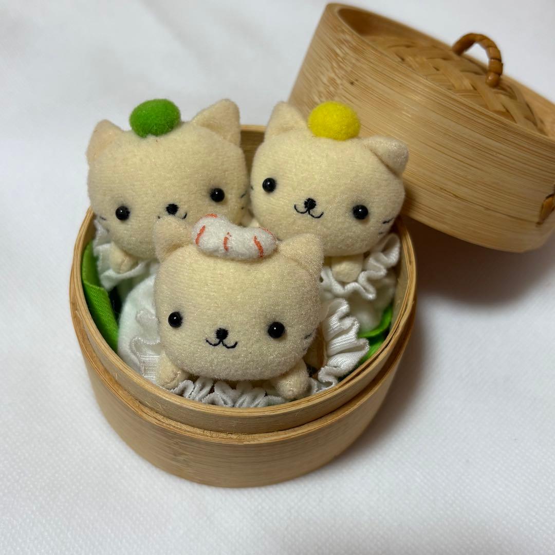 【レア】にゃんにゃんにゃんこぬいぐるみ　シュウマイ　平成レトロ　Y2K