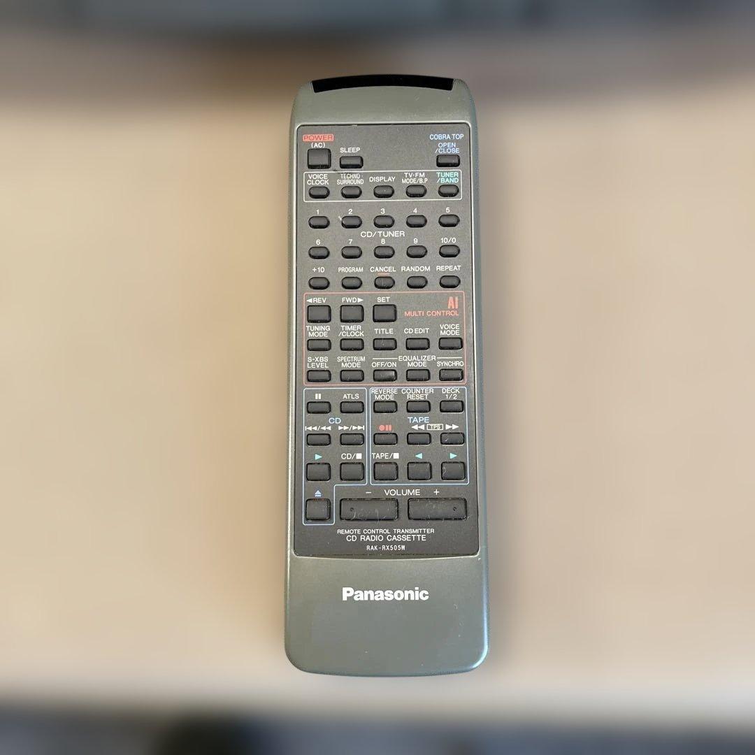 Panasonic　RX-DT909 ラジカセ CDプレーヤーブラック