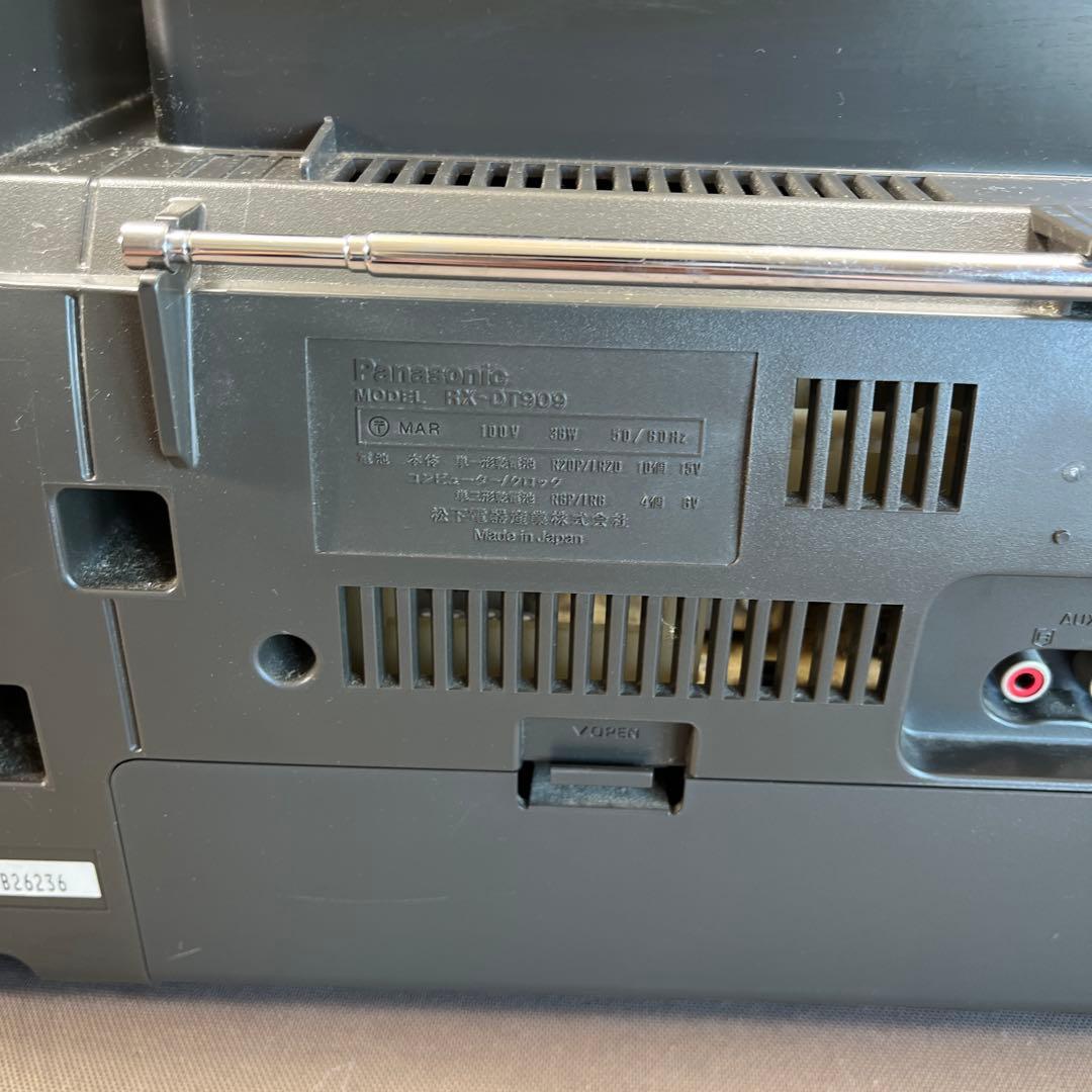 Panasonic　RX-DT909 ラジカセ CDプレーヤーブラック