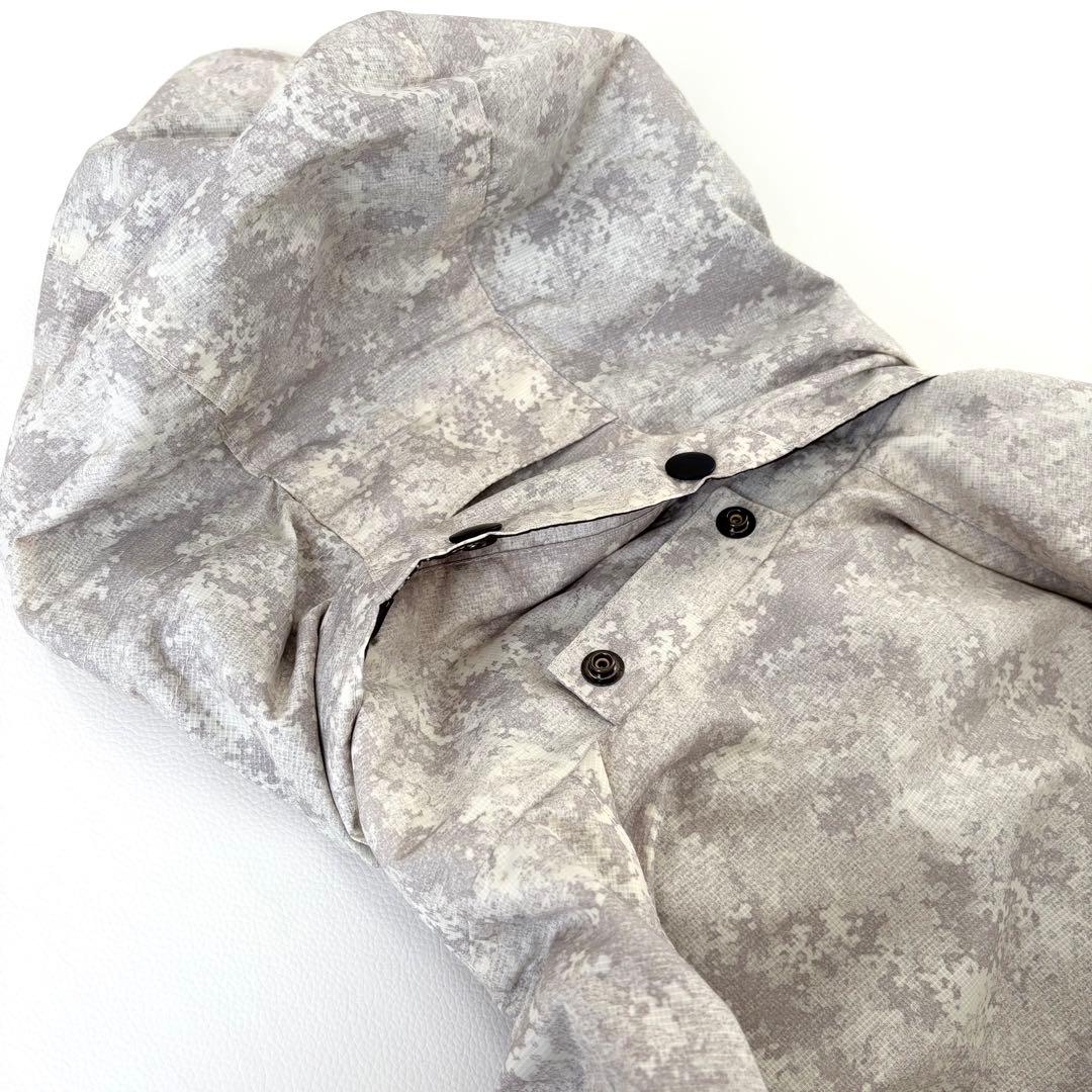 BB スキー スノボ ウエア 上下 大きいサイズLL アイボリー/ブラウン洗える