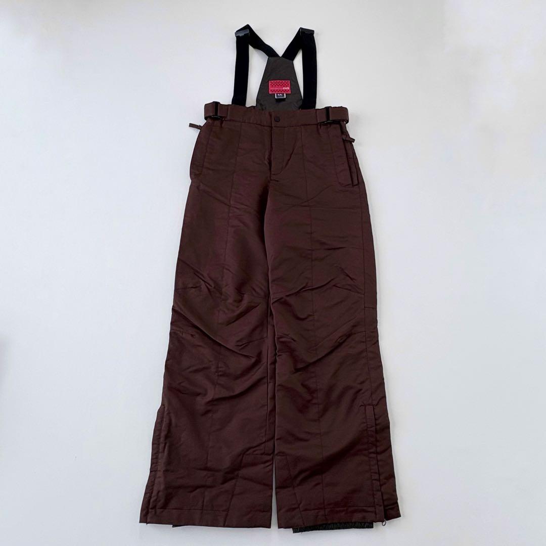 BB スキー スノボ ウエア 上下 大きいサイズLL アイボリー/ブラウン洗える