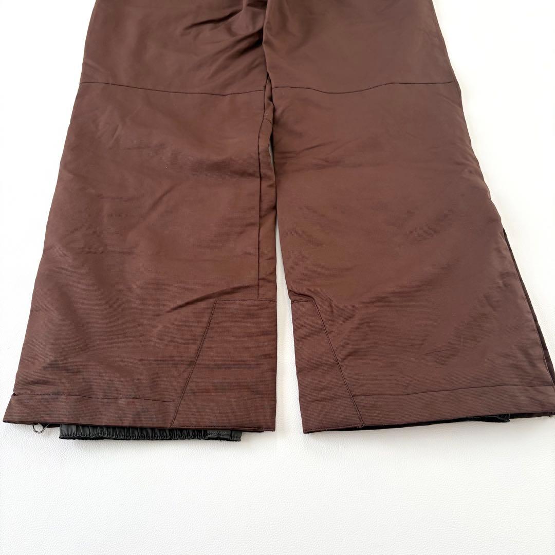 BB スキー スノボ ウエア 上下 大きいサイズLL アイボリー/ブラウン洗える