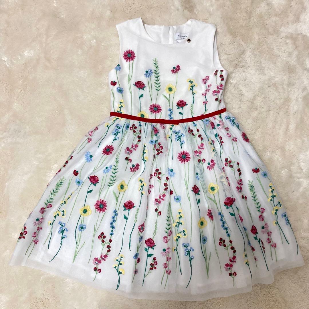 kate spade フォーマル花柄刺繍ドレス&カーディガン・ボレロセット