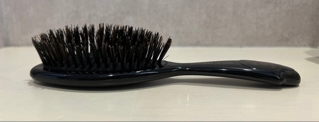 【ALEXANDRE DE PARIS】ブラックヘアブラシ 専用ポーチ付き