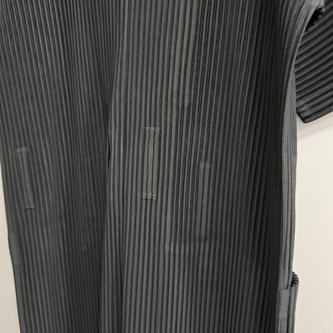 HOMME PLISSE PLEATS BOTTOMS ジャンプスーツ黒