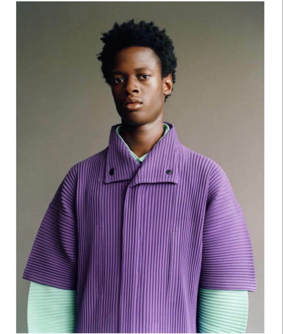 HOMME PLISSE PLEATS BOTTOMS ジャンプスーツ黒