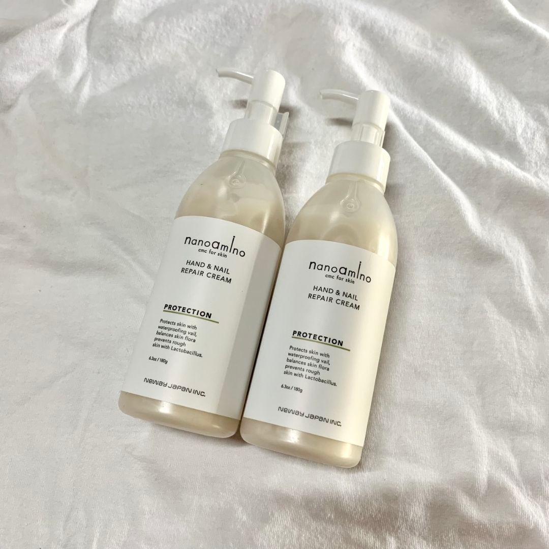 ナノアミノ ハンド&ネイル リペアクリーム プロテクション 180g 2本セット