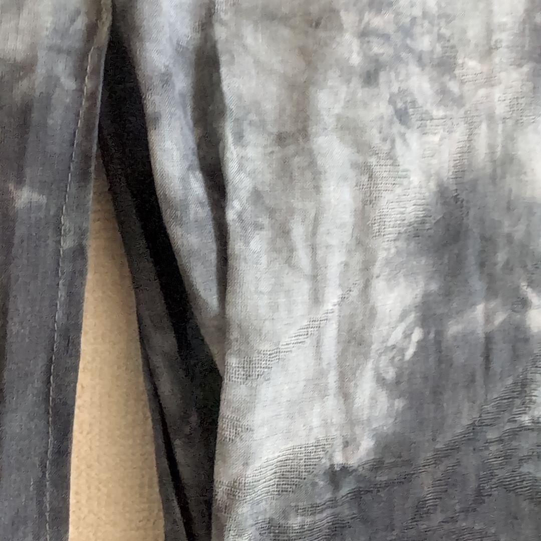 【三花】本麻　洗える長襦袢　カラー襦袢　2色染め　ムラ染め　リサイクル　su