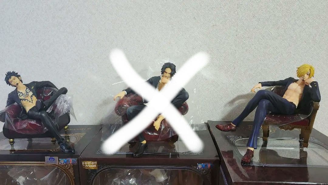 ワンピース フィギュア 　s.o.c ロー　サンジ　セット