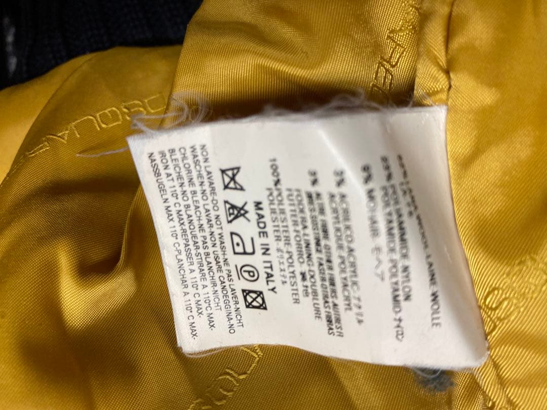 DSQUARED2 ディースクエアード ウールチェック柄 マフラー付ブルゾン