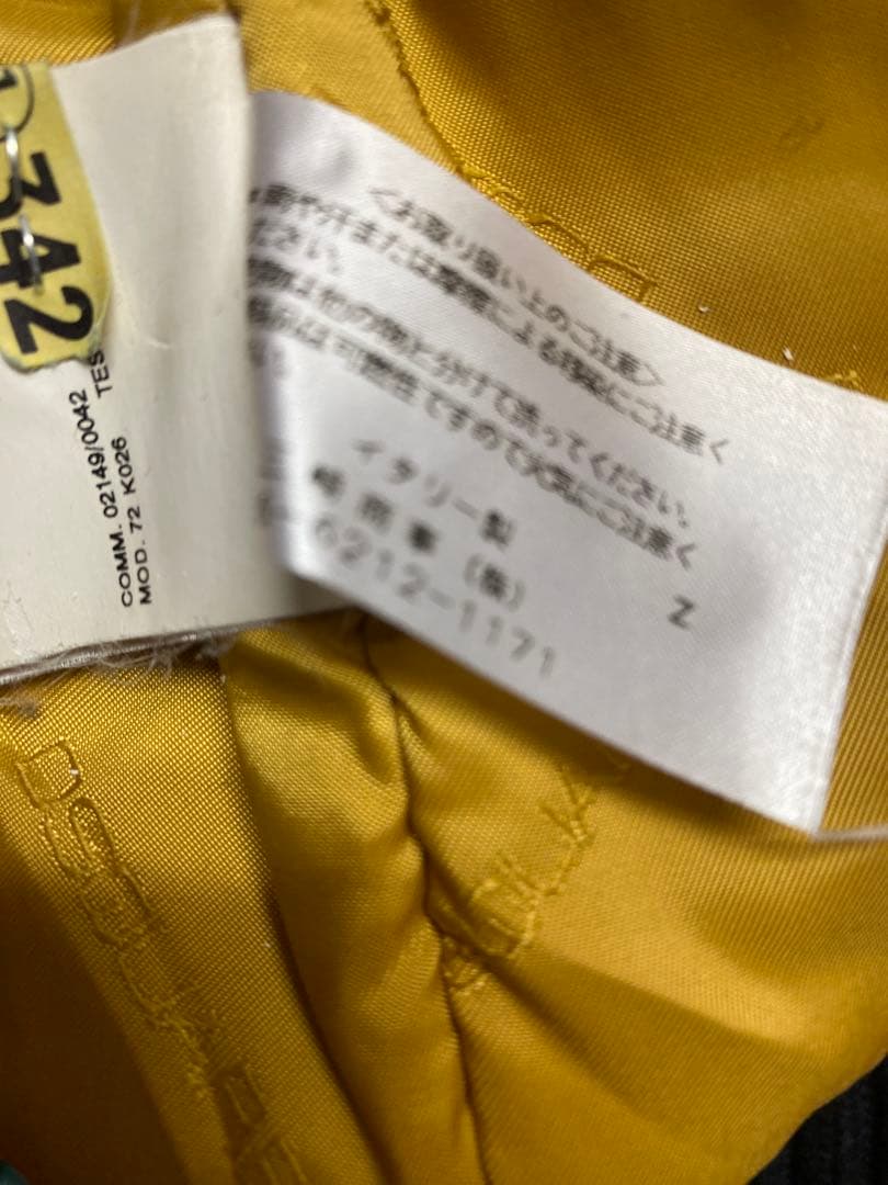 DSQUARED2 ディースクエアード ウールチェック柄 マフラー付ブルゾン