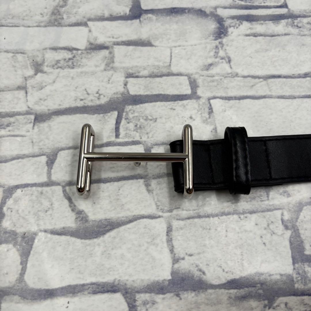 希少美品✨ エルメス ベルト コンスタンス Hバックル 黒 シルバー金具