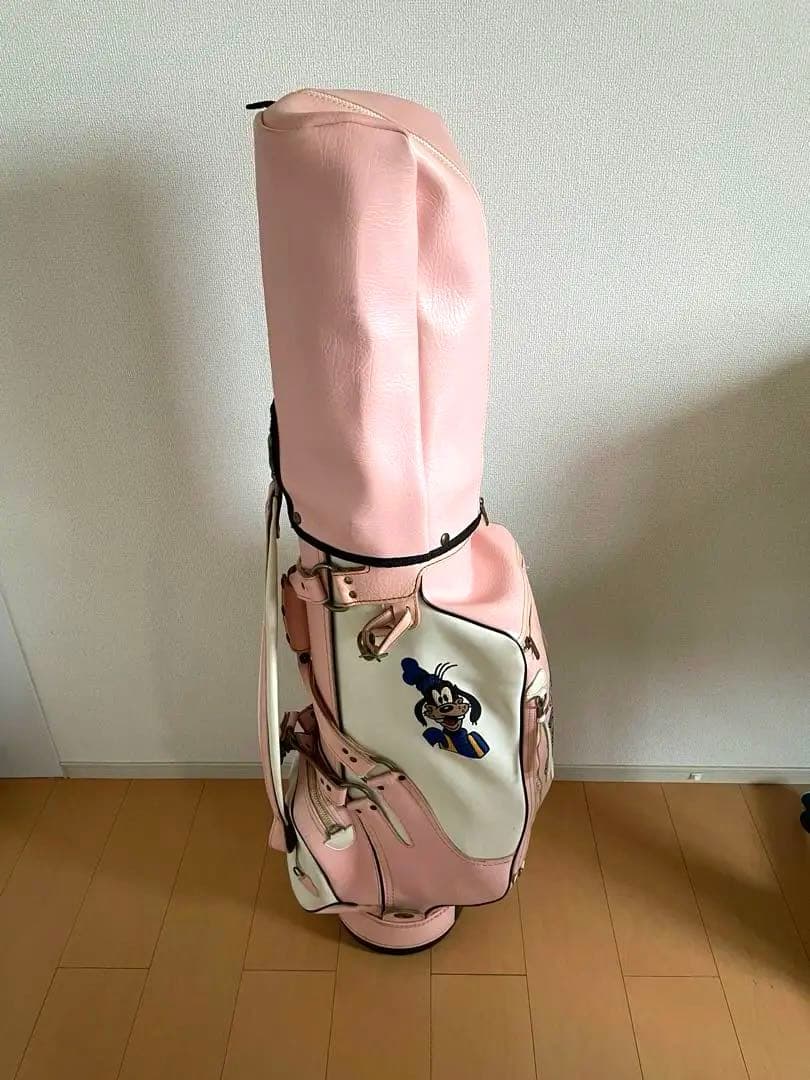 ベルディング　ディズニー　ゴルフキャディバッグ ピンク