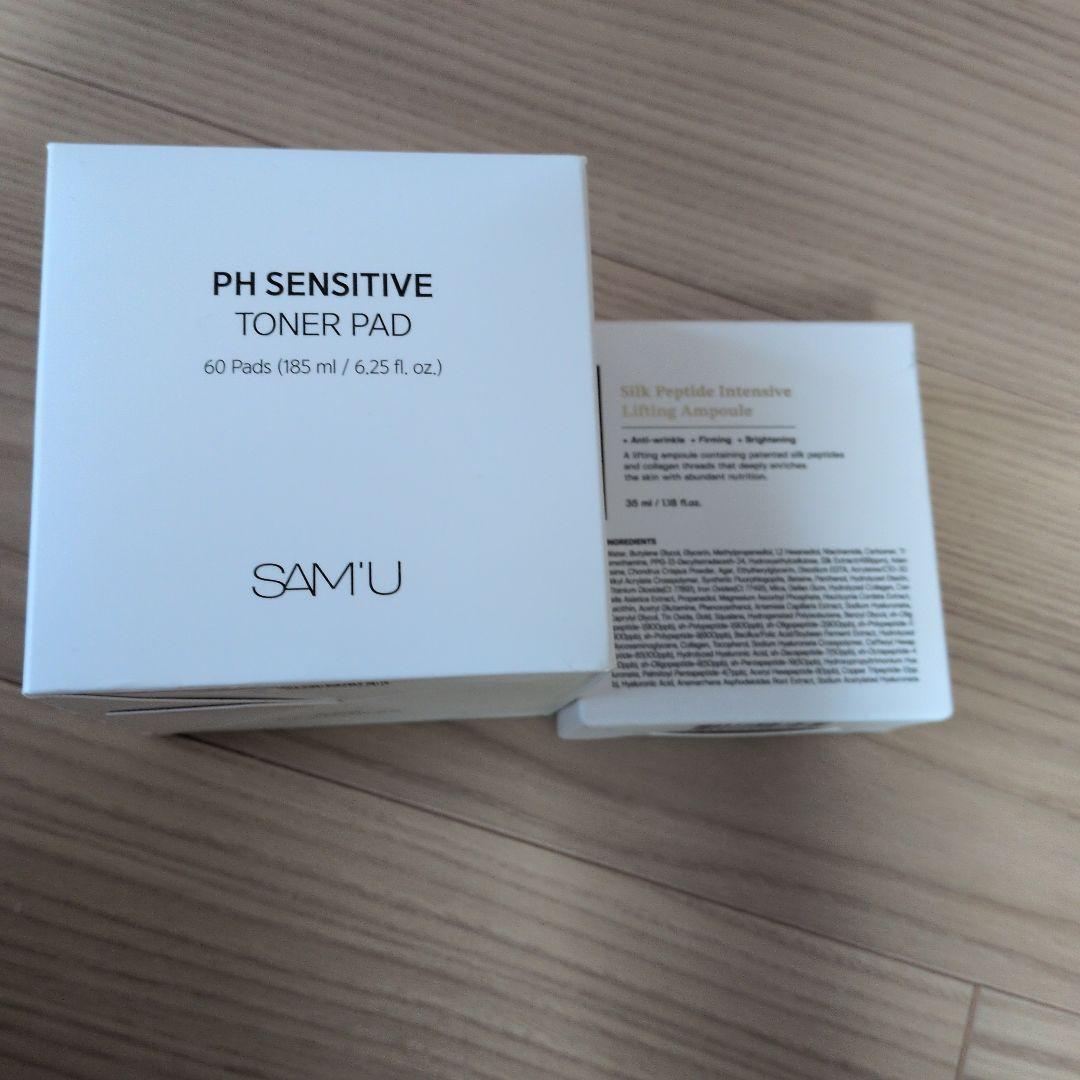 【新品未開封】SAM'U PH SENSITIVE TONER PAD 60
