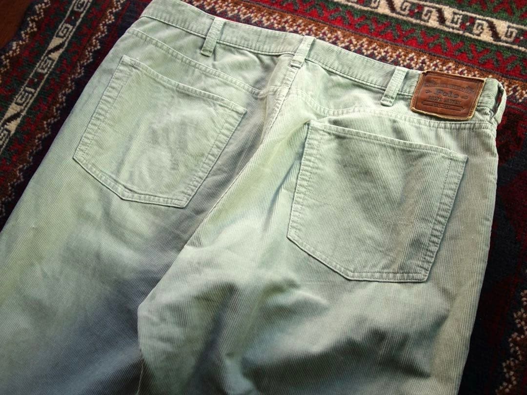 polo ralph lauren コーデュロイパンツ 38 ピスタチオ