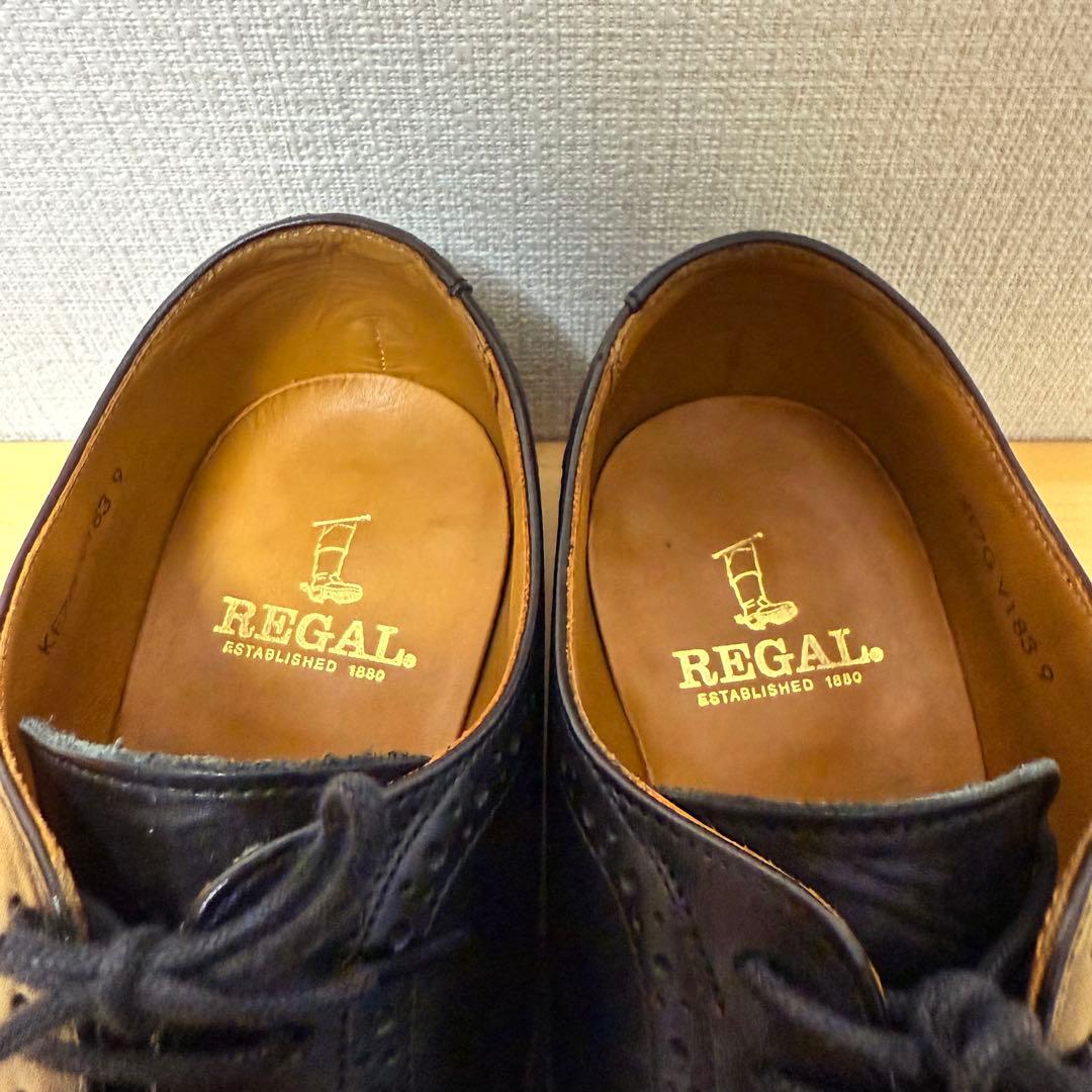 【美品】REGAL ストレートチップ V183 サイズ9 27.0cm