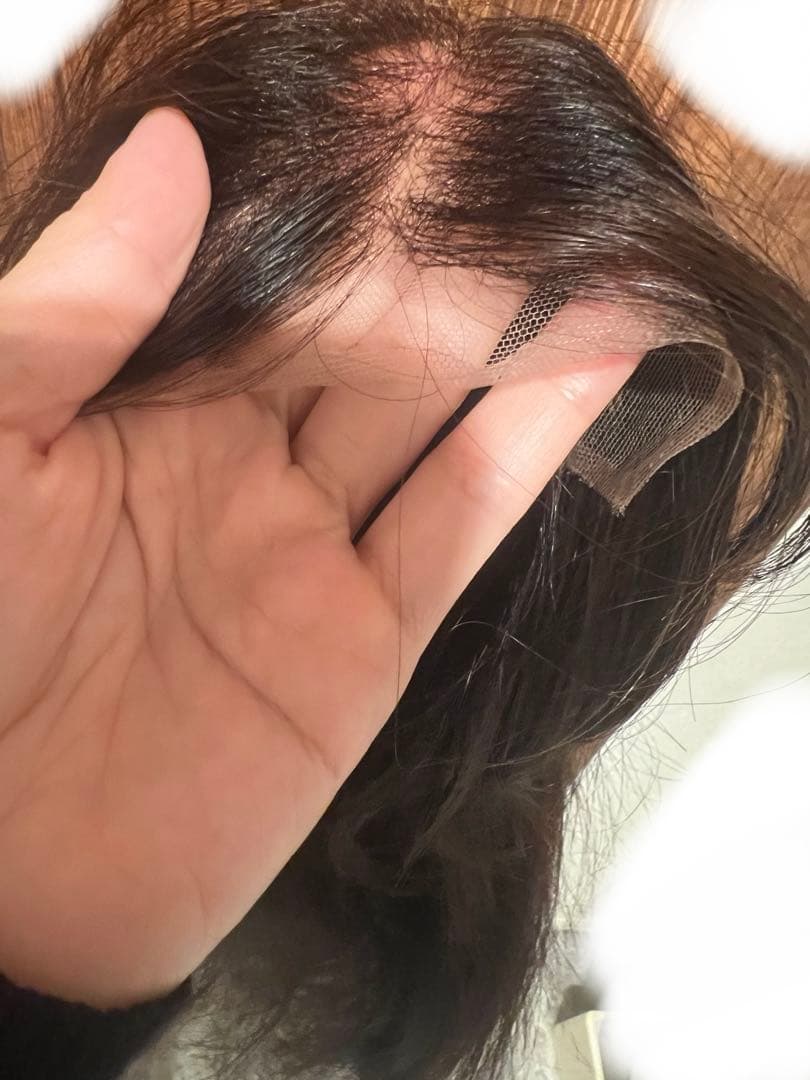 値下げOK!百合子ウィッグ☆FTレースタイプ45cm ナチュラルブラウン 医療用